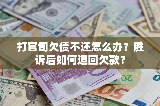 北京打官司欠债不还怎么办？胜诉后如何追回欠款？