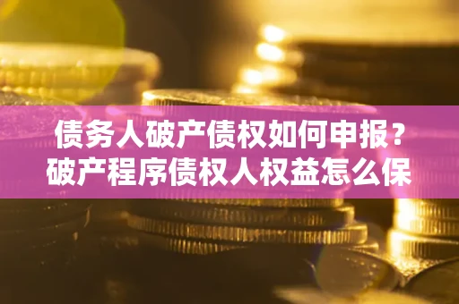 北京债务人破产债权如何申报？破产程序债权人权益怎么保障？