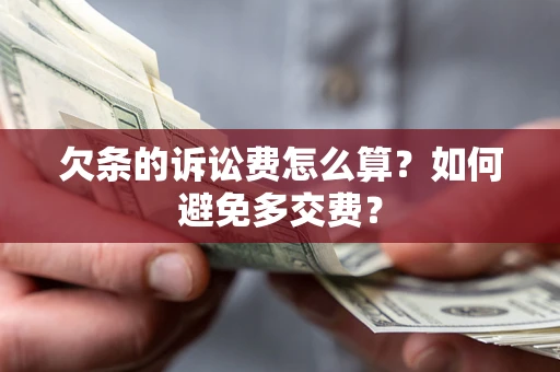 北京欠条的诉讼费怎么算？如何避免多交费？
