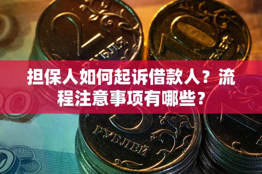 北京担保人如何起诉借款人？流程注意事项有哪些？